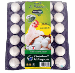 Al Fayoum Fresh White Eggs 30s