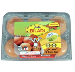 Biladi Fresh Brown Eggs 6s