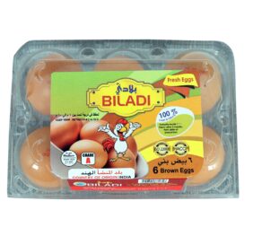Biladi Fresh Brown Eggs 6s