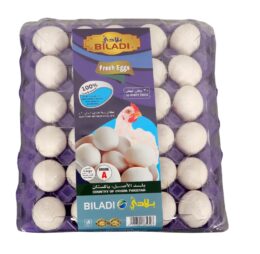 Biladi Fresh White Eggs 30s