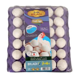 Biladi Fresh White Eggs 30s